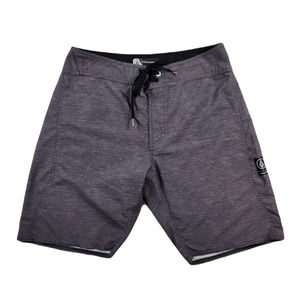 Volcom Board Shorts Mens 30 Gray Striped Pocket Drawstring‎ Outdoor Summer